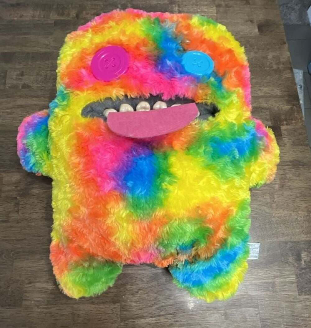 Fuggler 18" Big Fugg Oogah Boogah Rainbow Plush Monster